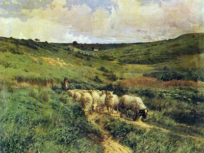 On the Way to the Corral by Joao Batista da Costa